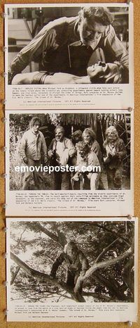 u658 ISLAND OF DR MOREAU 3 8x10 movie stills '77 Burt Lancaster