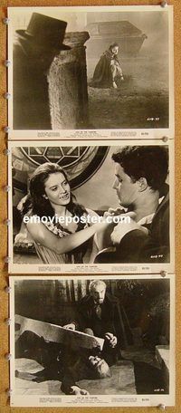 u675 KISS OF THE VAMPIRE 3 8x10 movie stills '63 Hammer, Evans