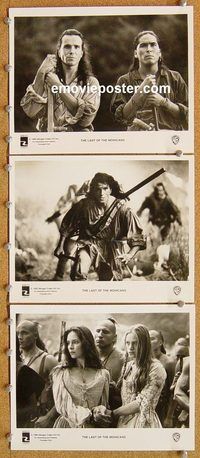 u093 LAST OF THE MOHICANS 6 8x10 movie stills '92 Day Lewis
