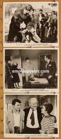 u687 LET NO MAN WRITE MY EPITAPH 3 8x10 movie stills '60 Burl Ives