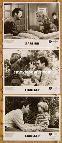 t829 LIAR LIAR 10 8x10 movie stills '96 Jim Carrey, Maura Tierney