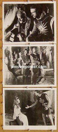 t830 MAGIC SWORD 10 8x10 movie stills '61 Basil Rathbone, fantasy!