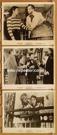 u711 MASTER OF THE WORLD 3 8x10 movie stills '61 Vincent Price