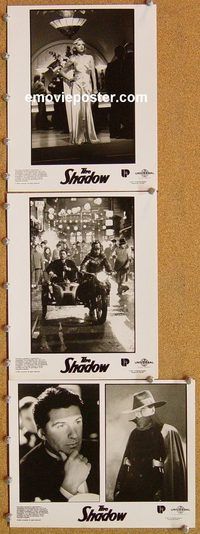 t954 SHADOW 8 8x10 movie stills '94 Alec Baldwin, Peter Boyle