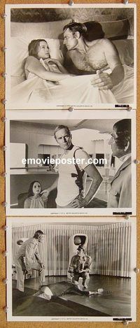 u833 SOYLENT GREEN 3 8x10 movie stills '73 Charlton Heston, Robinson