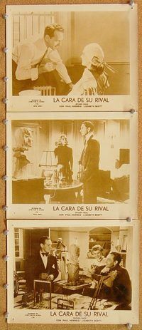 u038 STOLEN FACE 7 Spanish 8x10 movie stills '52 Henreid, Liz Scott