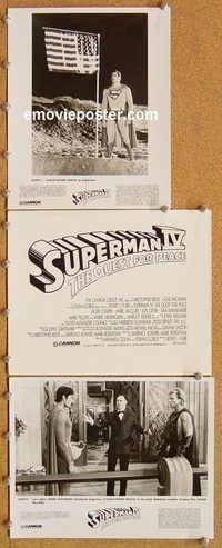 u041 SUPERMAN 4 7 8x10 movie stills '87 Christopher Reeve