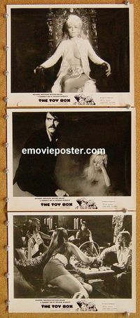 u882 TOY BOX 3 8x10 movie stills '71 sexploitation horror, wild!