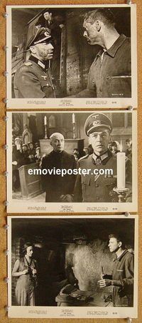 u884 TRAIN 3 8x10 movie stills '65 Burt Lancaster, Frankenheimer