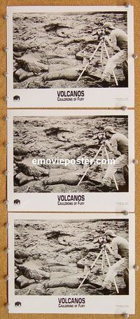 u906 VOLCANOS CAULDRONS OF FURY 3 8x10 movie stills '87 C. Heliker