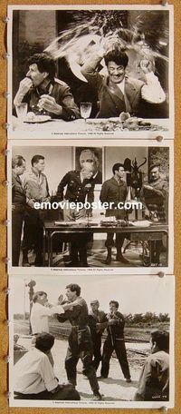 t768 WAR ITALIAN STYLE 13 8x10 movie stills '66 last Buster Keaton!