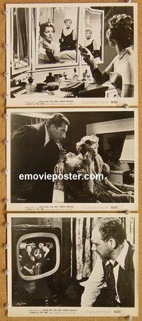 u926 WICKED AS THEY COME 3 8x10 movie stills '56 bad girl!