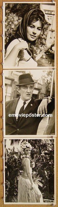 u935 WRONG ARM OF THE LAW 3 8x10 movie stills '63 Peter Sellers
