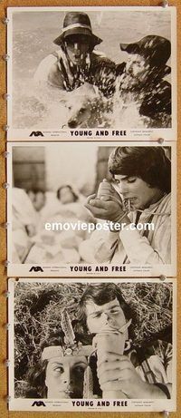u142 YOUNG & FREE 6 8x10 movie stills '79 family western!