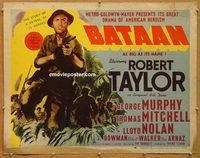 w022 BATAAN half-sheet movie poster '43 Robert Taylor, George Murphy