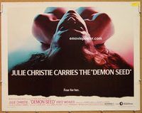 y142 DEMON SEED half-sheet movie poster '77 Julie Christie sci-fi!