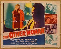 y352 OTHER WOMAN half-sheet movie poster '54 Hugo Haas, sexy Cleo Moore!