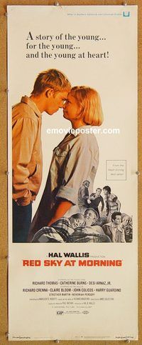w433 RED SKY AT MORNING insert movie poster '71 Richard Thomas