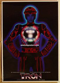 y010 TRON #2 Japanese movie poster '82 Walt Disney sci-fi, Jeff Bridges
