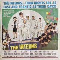 a028 INTERNS six-sheet movie poster '62 Michael Callan, Cliff Robertson