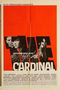 a657 CARDINAL one-sheet movie poster '64 Otto Preminger, Romy Schneider