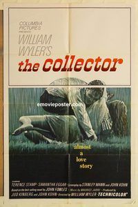 a664 COLLECTOR one-sheet movie poster '65 Terence Stamp, Samantha Eggar