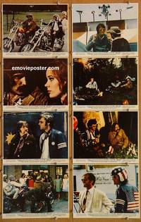 a023 EASY RIDER 8 color 8x10 movie stills '69 Peter Fonda, Hopper