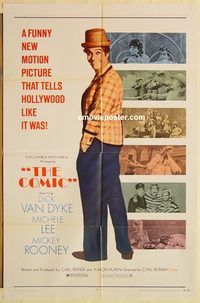 a667 COMIC one-sheet movie poster '69 Dick Van Dyke, Mickey Rooney
