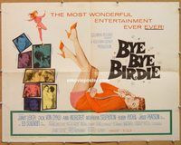 a136 BYE BYE BIRDIE half-sheet movie poster '63 Ann-Margret, Leigh