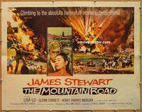 a170 MOUNTAIN ROAD half-sheet movie poster '60 Jimmy Stewart, Lisa Lu