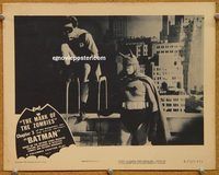 a417 BATMAN Chap 3 movie lobby card R54 Robin, DC Comics serial!