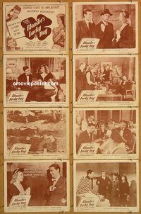 a955 BLONDIE'S LUCKY DAY 8 movie lobby cards '46 Singleton, Lake