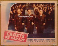 a432 CADETS ON PARADE movie lobby card '42 Freddie Bartholomew, Lydon