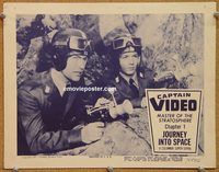 a435 CAPTAIN VIDEO Chap 1 movie lobby card '51 Judd Holdren, serial