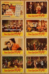 a971 CHA-CHA-CHA BOOM 8 movie lobby cards '56 Prado, King of Mambo!