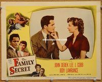 a461 FAMILY SECRET movie lobby card #4 '51 John Derek, Jody Lawrance
