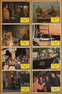 b008 FOOLS' PARADE 8 movie lobby cards '71 James Stewart, Kennedy