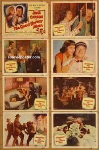 b025 GOOD HUMOR MAN 8 movie lobby cards '50 Jack Carson, Albright