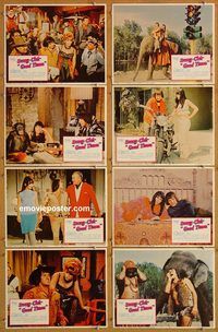 b027 GOOD TIMES 8 movie lobby cards '67 William Friedkin, Sonny & Cher