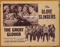 a275 GREAT GLOVER title lobby card '42 Adele Mara, Glove Slingers!