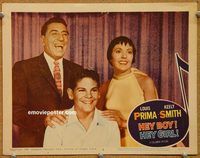 a481 HEY BOY, HEY GIRL movie lobby card #8 '59 Louis Prima, Smith