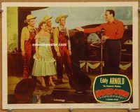 a485 HOEDOWN movie lobby card #2 '50 Tennessee Plowboy Eddy Arnold!