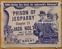 a286 HOLT OF THE SECRET SERVICE Chap 13 title lobby card '42 serial