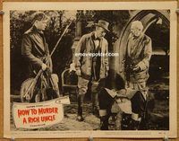 a489 HOW TO MURDER A RICH UNCLE movie lobby card #7 '58 Charles Coburn