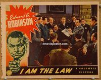 a490 I AM THE LAW movie lobby card '38 Edward G. Robinson