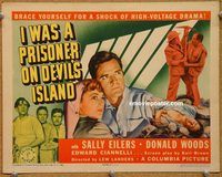 a289 I WAS A PRISONER ON DEVIL'S ISLAND title lobby card '41 Eilers