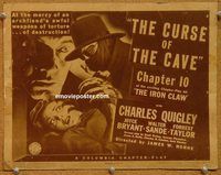 a291 IRON CLAW Chap 10 title lobby card '41 serial, cool image!