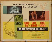 a296 IT HAPPENED TO JANE title lobby card '59 Doris Day, Jack Lemmon