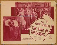 a497 KINK OF THE CAMPUS movie lobby card '41 Glove Slingers, boxing!