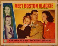 a512 MEET BOSTON BLACKIE movie lobby card '41 Chester Morris, Hudson